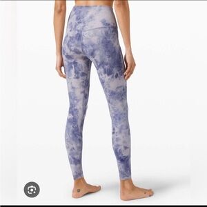 Lululemon align diamond dye iced iris leggings